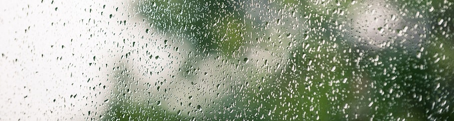 rain on window