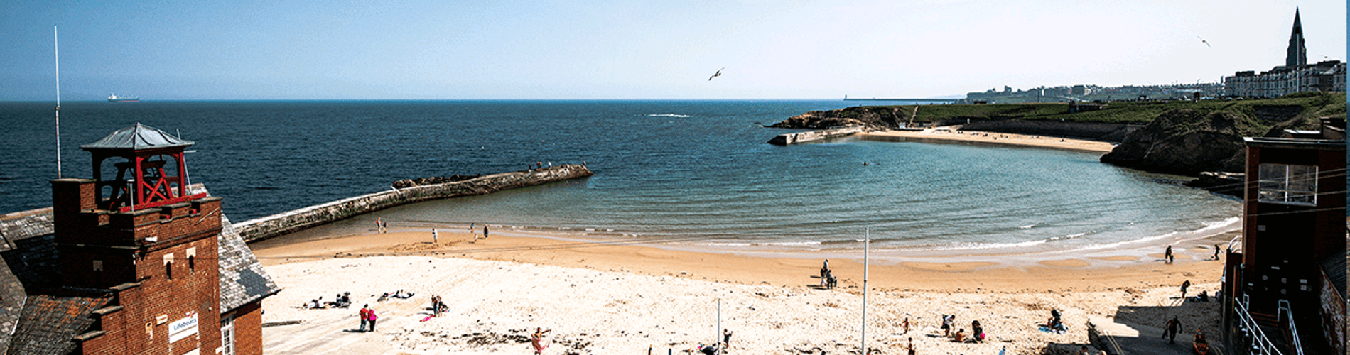 Cullercoats beach