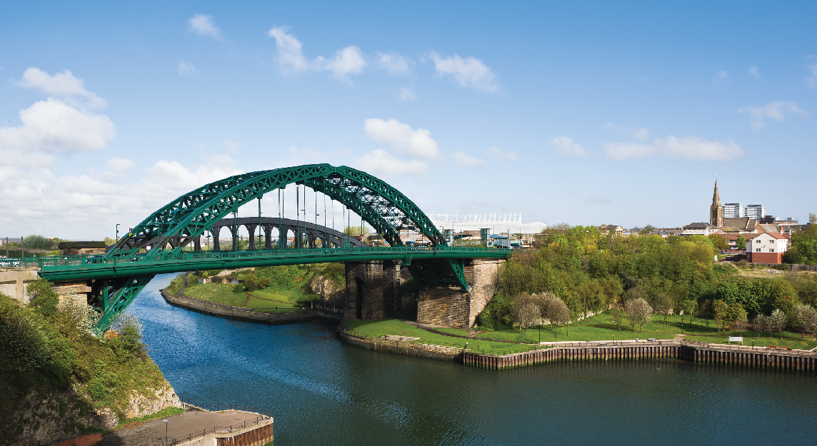 Wearmouth Bridge in Sunderland