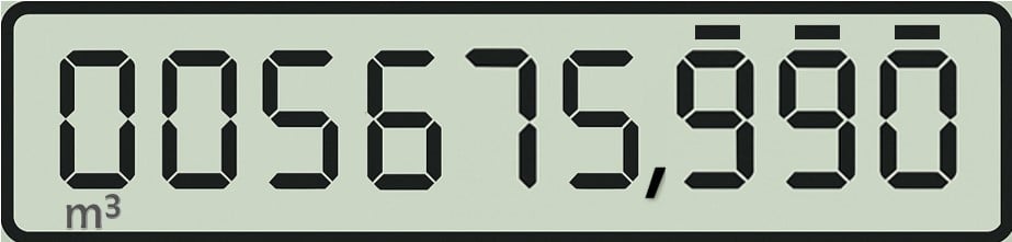 Read the six numbers