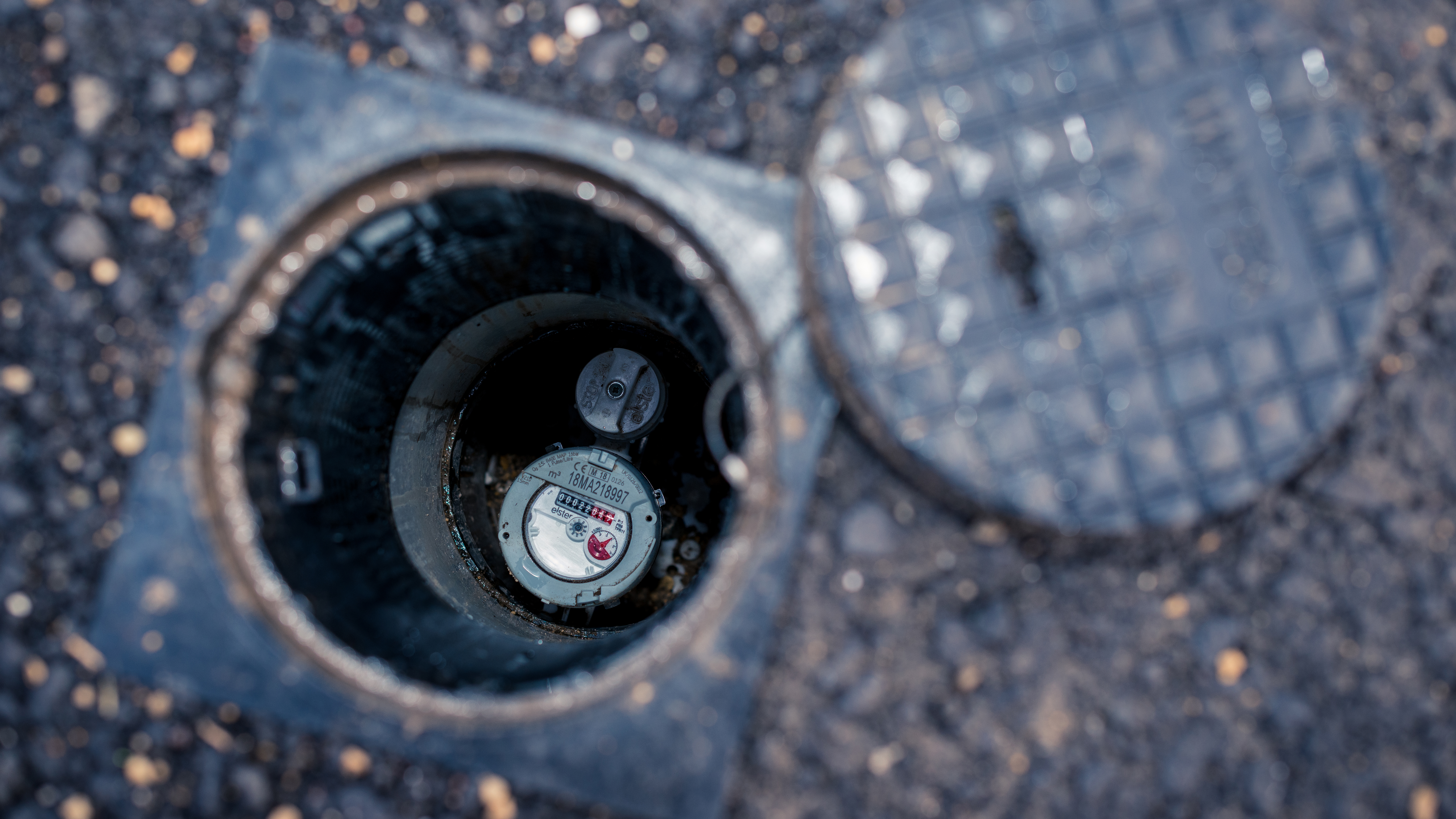 water meter in ground