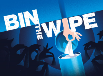 Bin the Wipe logo